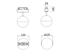 Трековый светильник Technical TR017-2-10W4K-W