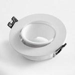 012606 Рамка (светильник) PVC д/LED-модулей 941хх и LED-ламп D50мм SINGO ROUND БЕЛЫЙ