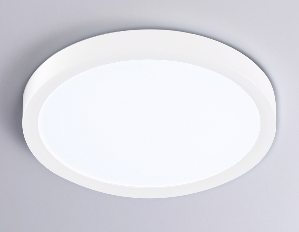 FZ1901 WH белый IP54 13W 3000K-6500K CCT-переключатель D230*25 (Без ПДУ)