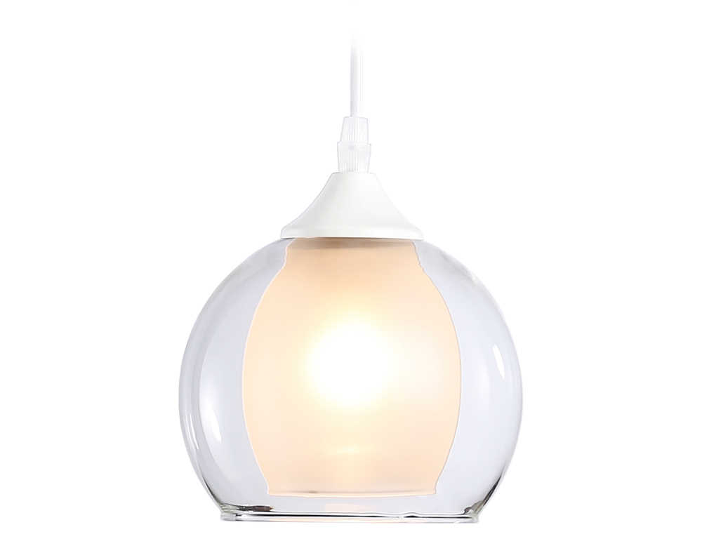 TR3538 WH/CL/FR белый/прозрачный/белый матовый E27 max 40W D130*800
