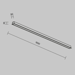 Линейный светильник Technical LL313005