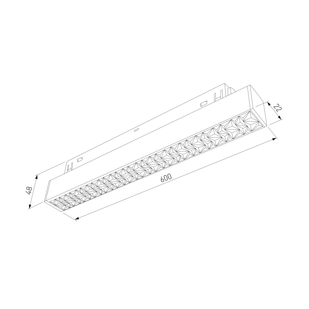 Slim Magnetic Трековый светильник 20W 4000K черный 85531/01