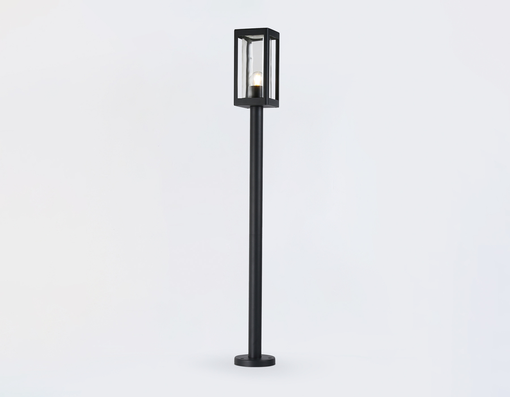 ST2425 BK/CL черный/прозрачный IP54 E27 max 40W 110*110*1000