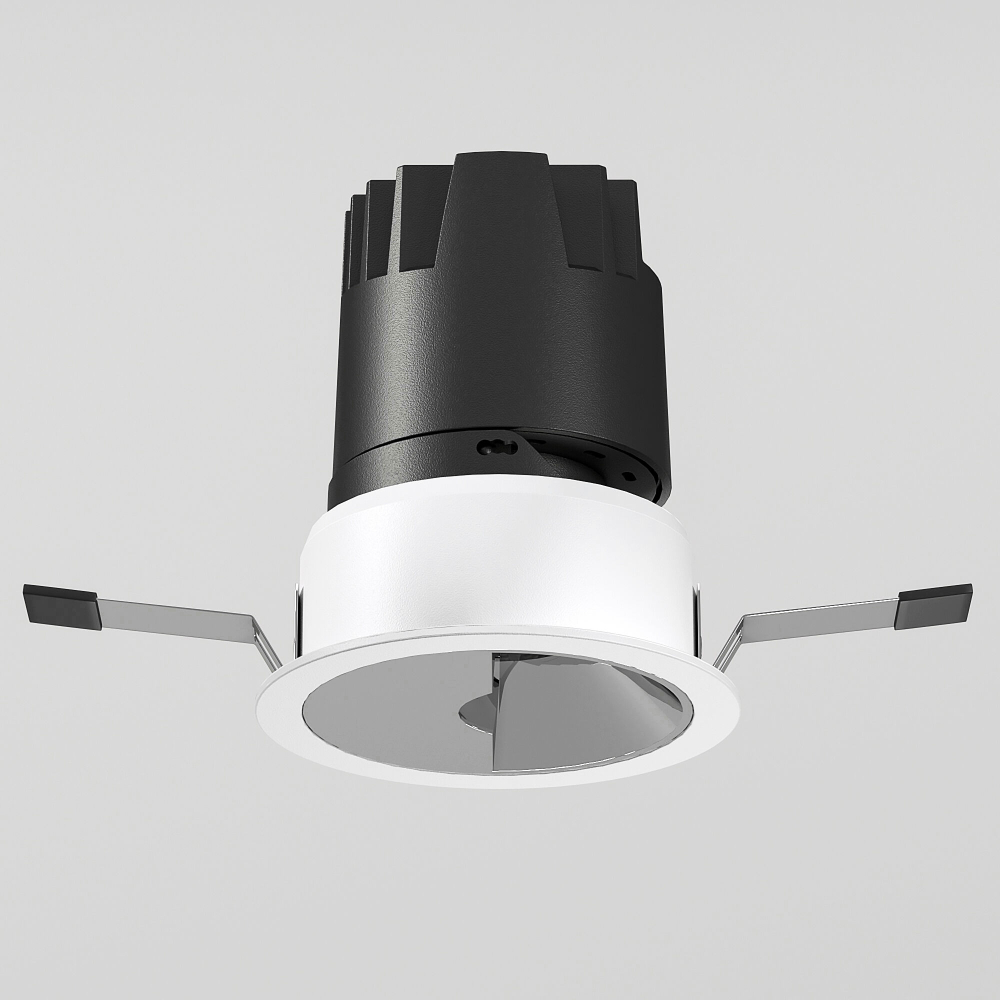 Точечный светодиодный светильник 10W 3000K белый/хром 25090/LED