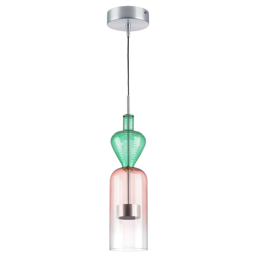 Купить 814004 Люстра BELLE LED 1х8W 400LM АЛЮМИНИЙ/МУЛЬТИКОЛОР 3000K