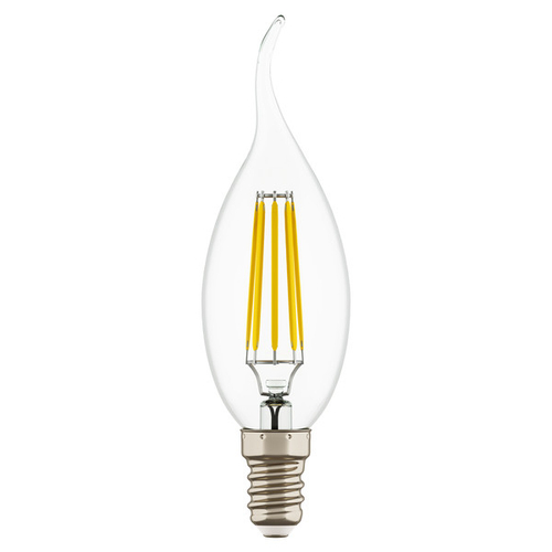 Купить 933604 Лампа энергосберегающая LED FILAMENT 220V CA35 E14 6W=65W 400-430LM 360G CL 4000K 30000H