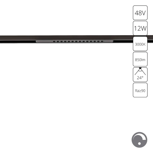 Купить Магнитный трековый светильник Arte Lamp OPTIMA 0.1-10V A7496PL-1BK