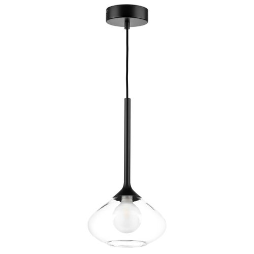 Купить 801203 Люстра VETRO 1х6W(led) G9 ЧЕРНЫЙ/ПРОЗРАЧНЫЙ