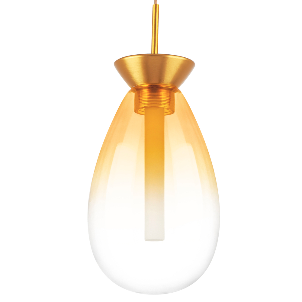 805113 Люстра COLORE LED 1х4W 220LM ЗОЛОТО/ЯНТАРЬ 3000K