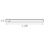 256937 Светильник 24V д/1-фазн трека LINEA LED 15W 1300LM 100G ЧЕРНЫЙ 3000K