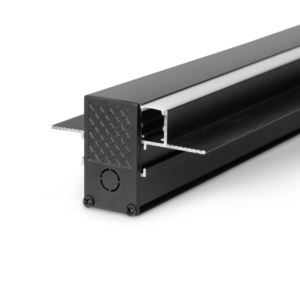 Slim Magnetic Шинопровод встраиваемый с местом под светодиодную ленту чёрный (2м) 85132/00 85132/00