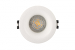 DK3024-WH Встраиваемый светильник, IP 20, 10 Вт, GU5.3, LED, белый, пластик