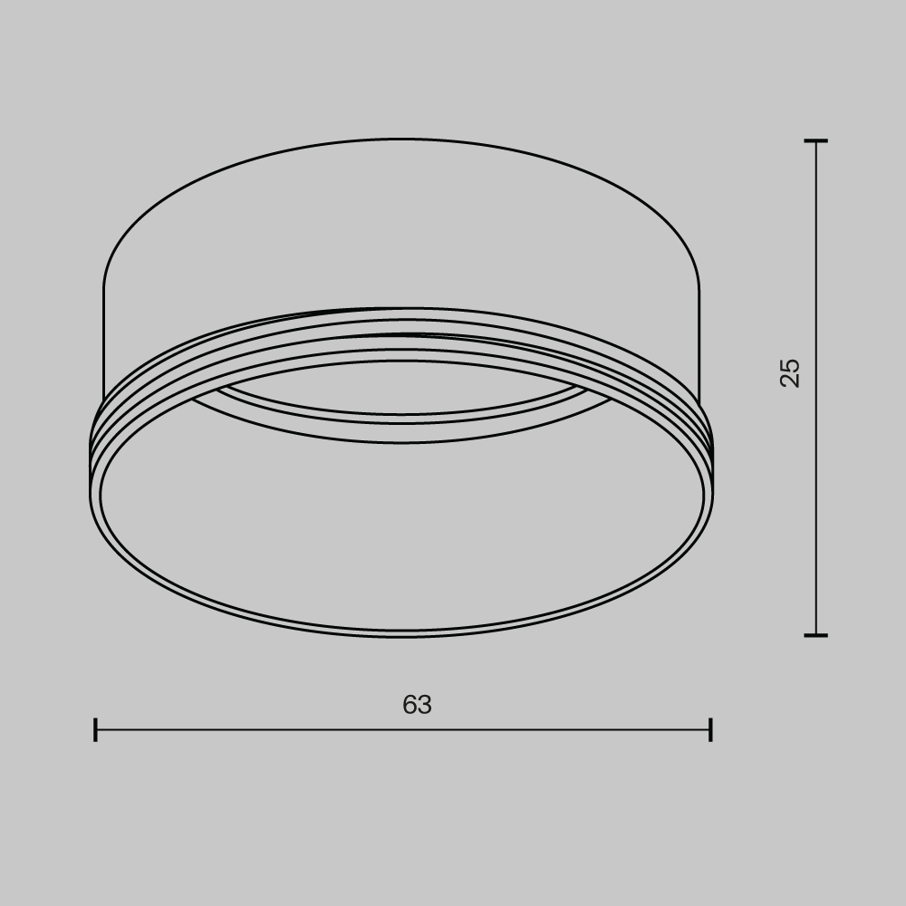 Комплектующие для светильника Technical RingL-20-W