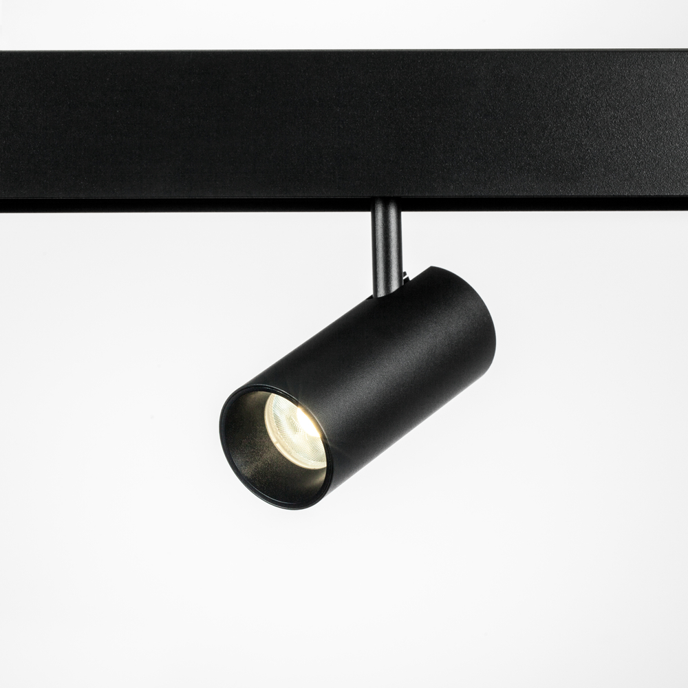 209147 Светильник 48V для 1-фазного трека UNO LED 10W 820LM 28G ANTIGLARE ЧЕРНЫЙ МАТОВЫЙ 4000K