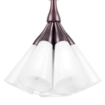 757070 Люстра CONE 7х10W (led) E14 КОФЕЙНЫЙ/БЕЛЫЙ