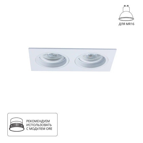 Купить Точечный встраиваемый светильник ARTE LAMP TARF A2178PL-2WH
