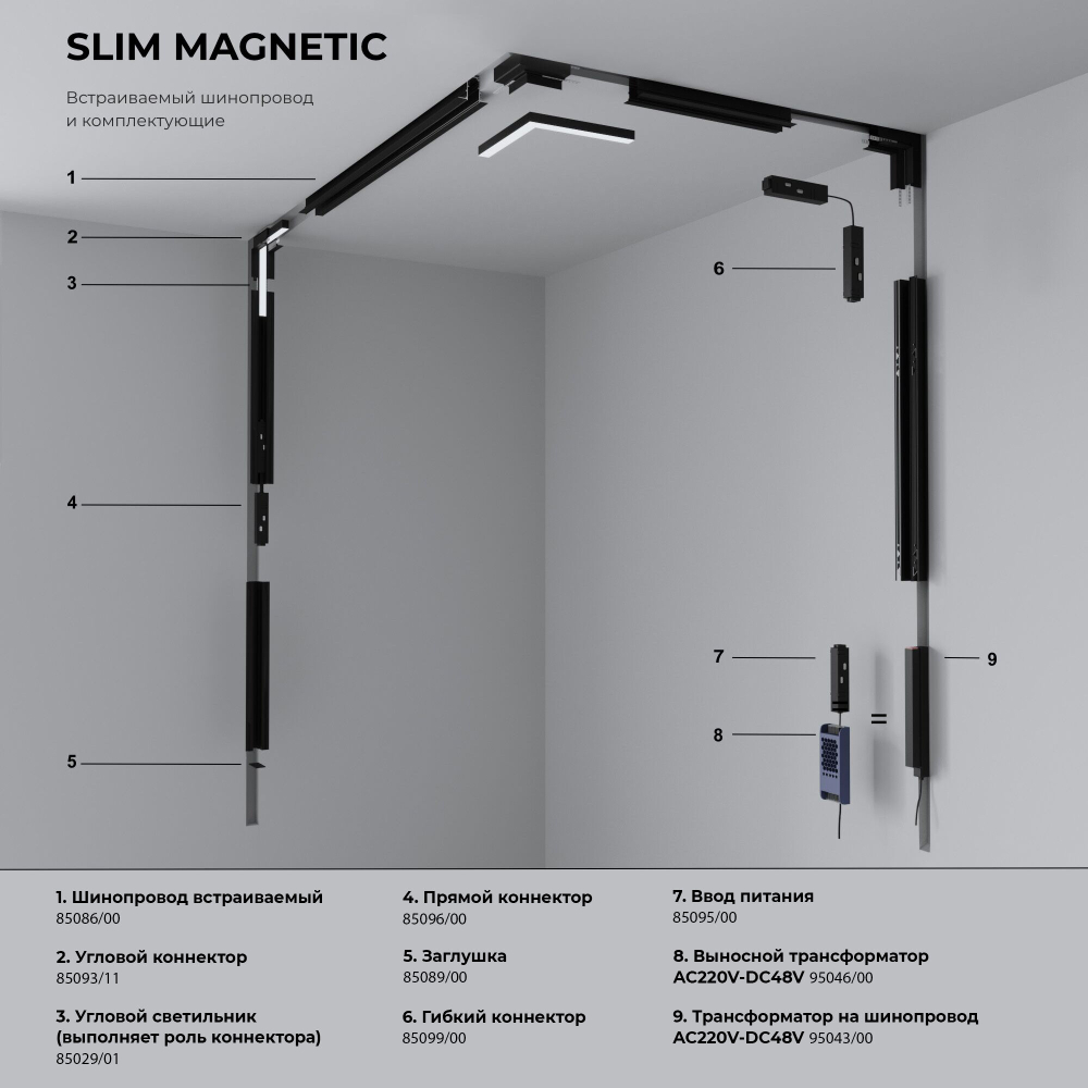 Slim Magnetic Блок питания 200W черный 95042/00 95042/00