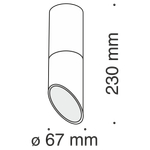 Потолочный светильник Technical C025CL-01B