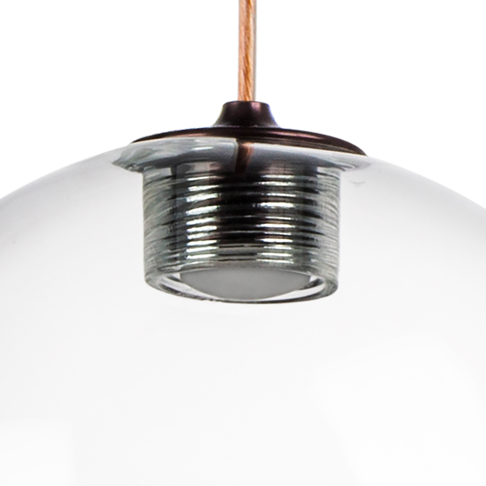 801090 Люстра SFERETTA LED 9х1,35W 600LM КОФЕЙНЫЙ/ПРОЗРАЧНЫЙ 3000K