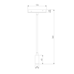 Slim Magnetic Трековый светильник 3W 4000K Cami белый 85522/01 85522/01