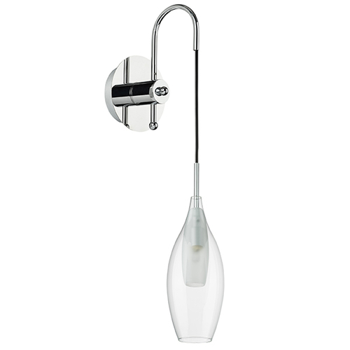 Купить 803521 Бра PENTOLA 1х25W G9 ХРОМ/ПРОЗРАЧНЫЙ