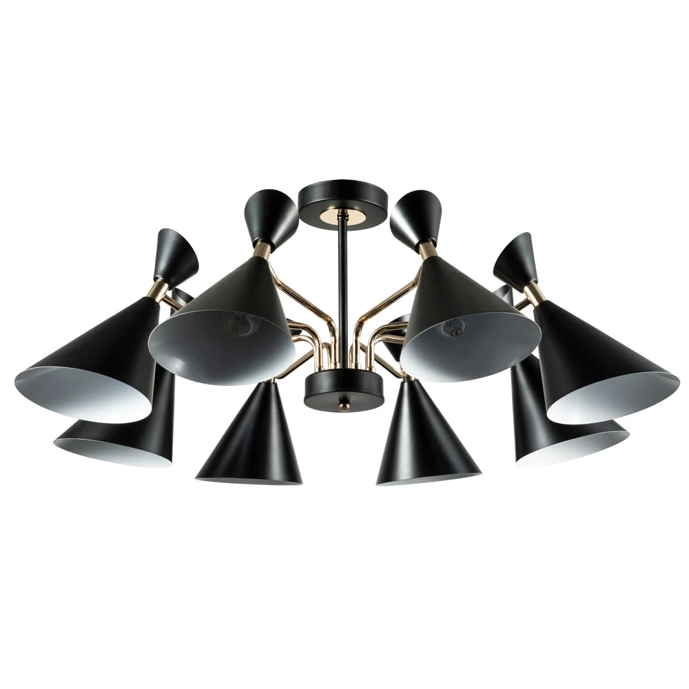 Потолочная люстра Arte Lamp WELLINGTON A2711PL-8BK