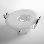 012216 Рамка (светильник) PVC д/LED-модулей 941хх и LED-ламп D50мм ANELLO ROUND БЕЛЫЙ