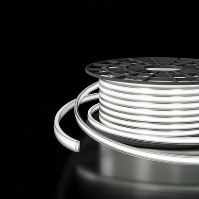 Светодиодная лента 220V 9,3W 288Led COB IP65 6500 холодный белый, 50 м Лента светодиодная 220V 9,3W 288Led COB IP65 6500 холодный белый, 50 м