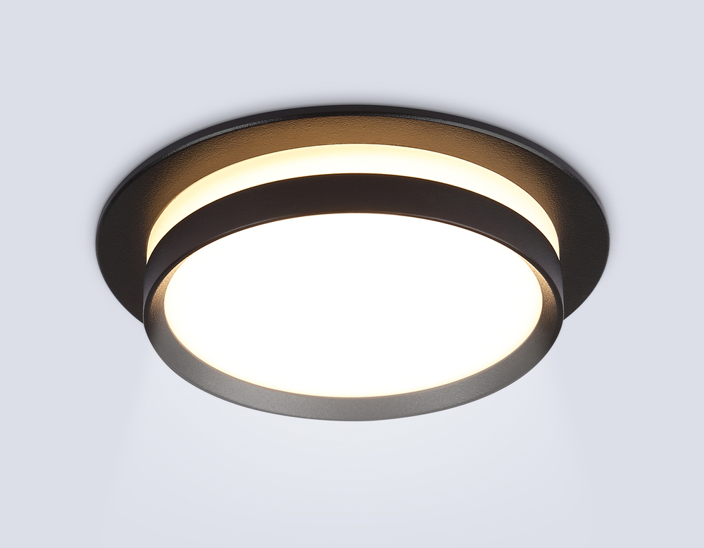 TN5215 BK черный GX53 max 15W D105*40