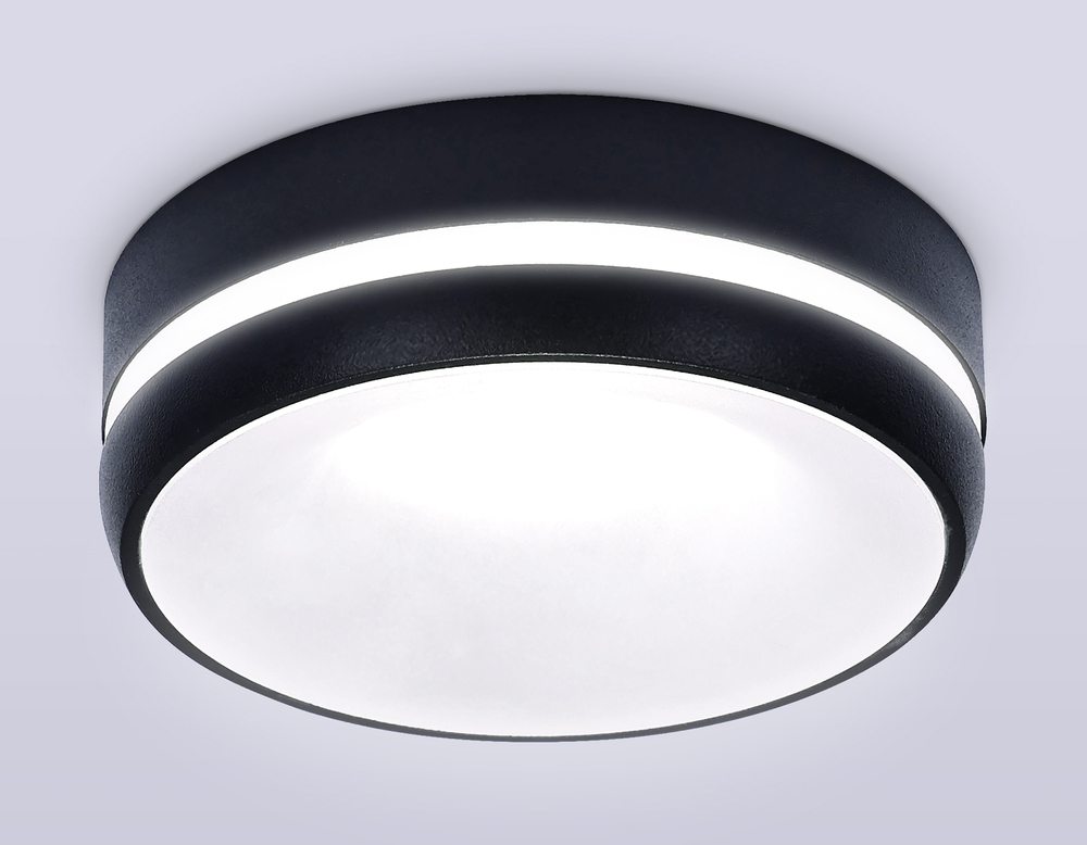 TN3335 SBK/FR черный песок/белый матовый GU5.3 D96*46