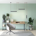 DK5577-BK Cветильник для трека-ремня Belty, серия Linear, со светодиодом, L642*W40*H45мм, 48V DC, 24W, RA90, 120°, 3000K, IP20, черный, алюминий
