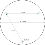 Ландшафтный светильник 1508 Techno черный IP54 1508 Techno черный
