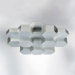 750162 Люстра потол FAVO LED-80W 3840LM Серебро 3000K