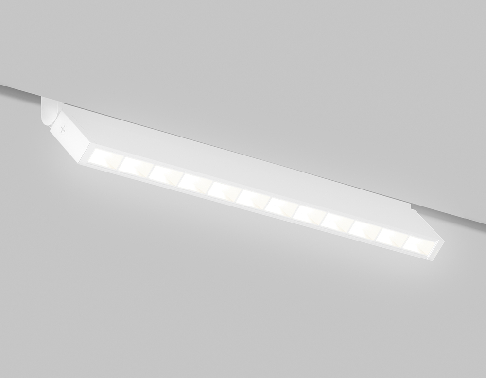 GL2359 WH белый IP20 9W 3CCT 3000-6000K 48V 38° 200*10*73