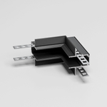 Slim Magnetic Коннектор угловой внутренний для встраиваемого шинопровода под ГКЛ 12,5мм черный 85211/00 85211/00