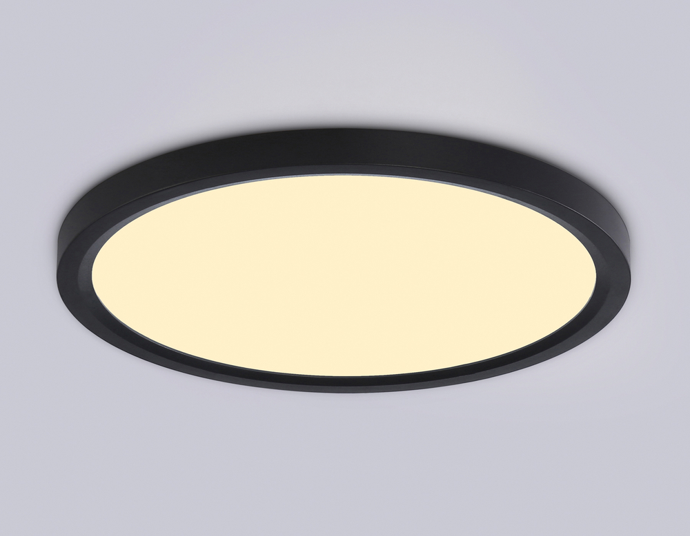 FZ1906 BK черный IP54 26W 3000K-6500K CCT-переключатель D370*25 (Без ПДУ)