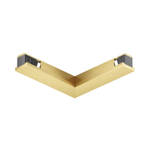 TR5723-SB Электрический коннектор для трека SHINE BASE 90° потолок-потолок, сатинированная латунь, алюминий