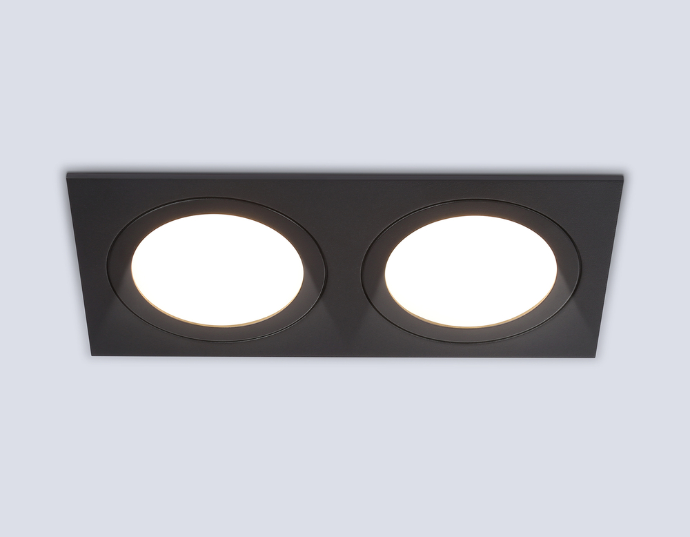 TN6615/2 BK черный IP44 GX53/2 max 15W 215*110*24