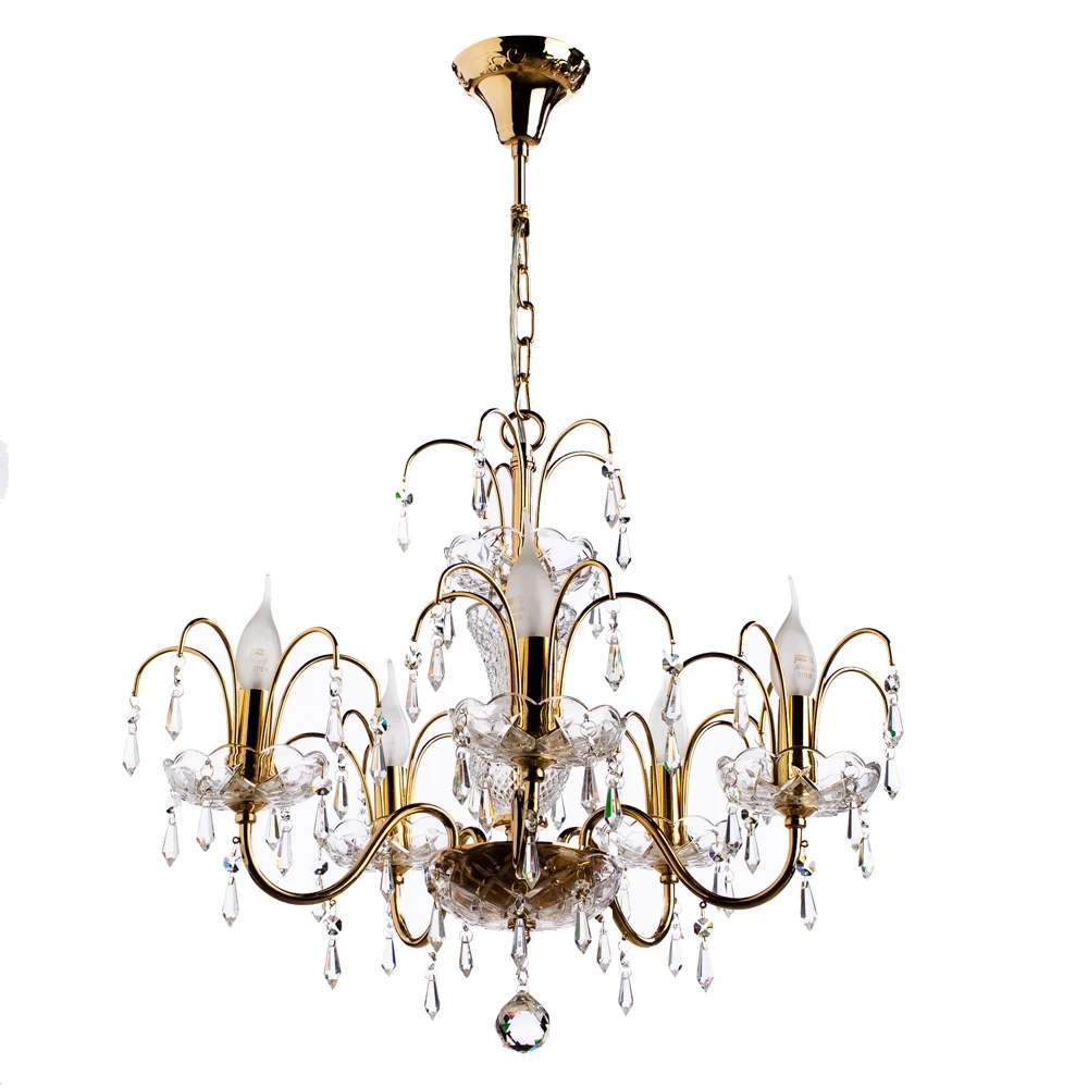 Подвесная люстра Arte Lamp SPARKLES A3054LM-5GO
