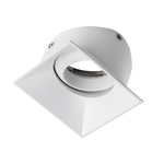 075246 Вставка квадратная поворотная STELLA BASE к 07505x/07507x с углом наклона 30G и вращением на 360G БЕЛЫЙ МАТОВЫЙ