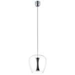 804207 Люстра CUPOLA LED 10W 500LM АЛЮМИНИЙ/ЧЕРНЫЙ 3000K