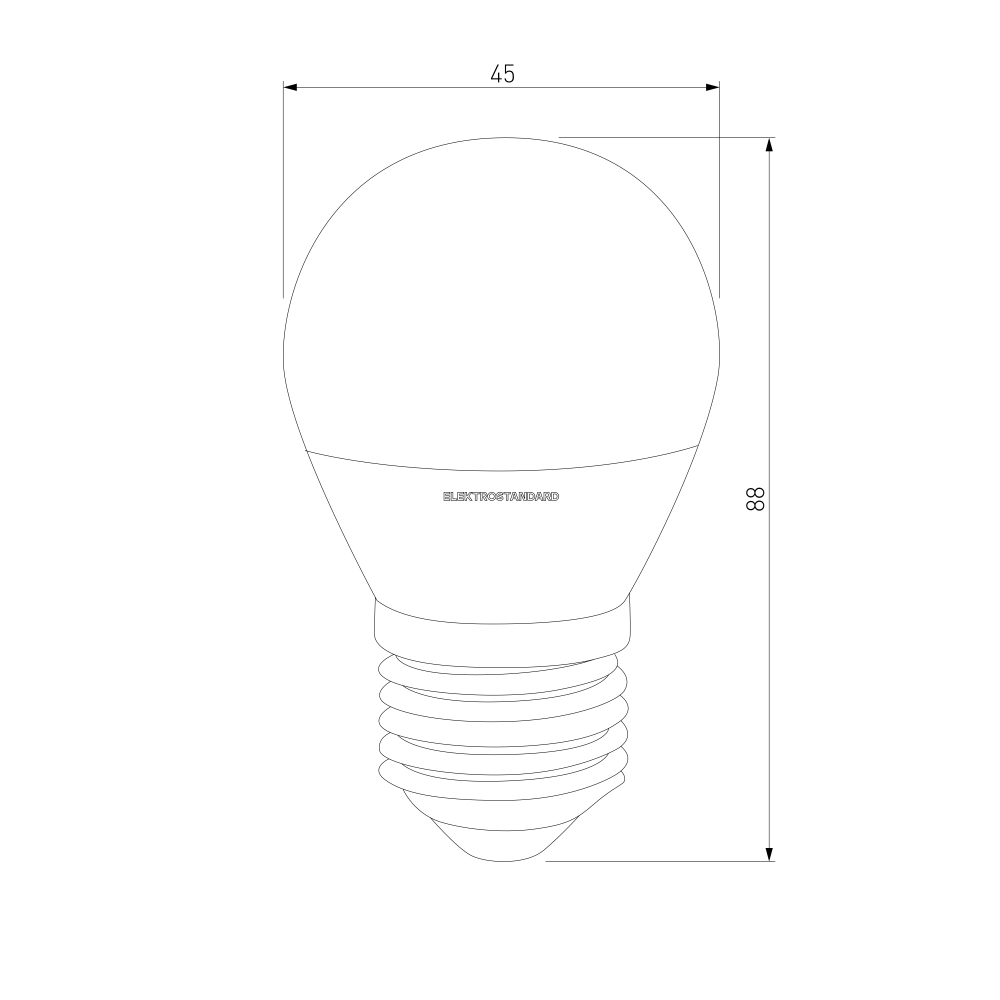 Светодиодная лампа Mini Classic LED 9W 3300K E27 BLE2762