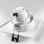 012616 Рамка (светильник) PVC д/LED-модулей 941хх и LED-ламп D50мм SINGO QUAD БЕЛЫЙ