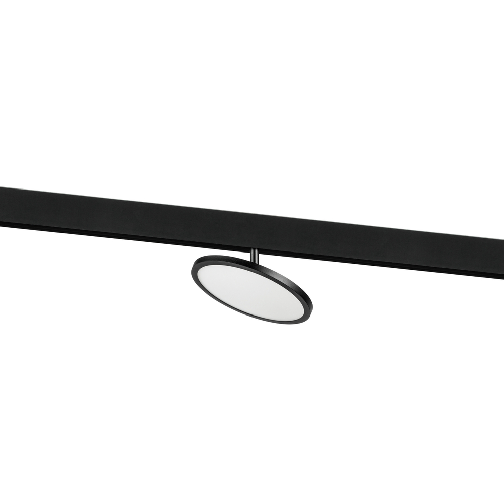 209737 Светильник поворотный 48V д/трека UNO LED 12W 1000LM 180G ЧЕРНЫЙ МАТОВЫЙ 3000K