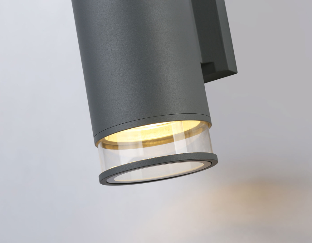 ST3818 GR/CL серый/прозрачный IP54 GU10 max 35W 187*90*160