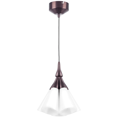 Купить 757150 Люстра CONE 5х10W (led) E14 КОФЕЙНЫЙ/БЕЛЫЙ