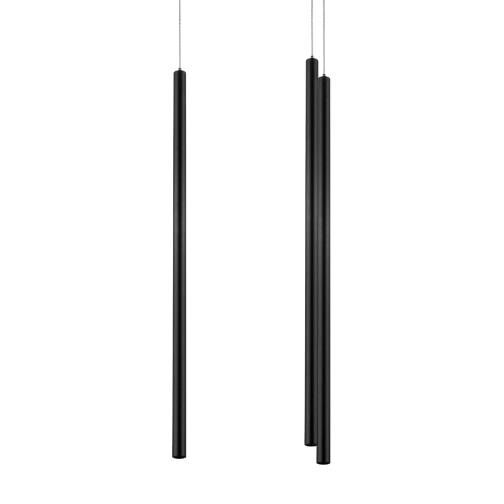 L3T747347 Люстра TUBO LED 15W 960LM 25G ЧЕРНЫЙ 4000K (574717+747347 (3шт)