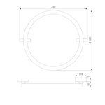 Slim Magnetic Трековый светильник 26W 4000K Most чёрный 85523/01