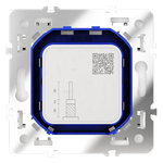 Розетка телевизионная встраиваемая VOLTUM S70 оконечная TV+SAT, (белый матовый)