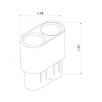 Slim Magnetic M02 Трековый светильник 4W 4200K Smally черный 85510/01 85510/01